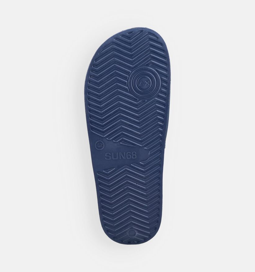 Sun68 Blauwe Badslippers voor heren (368810)