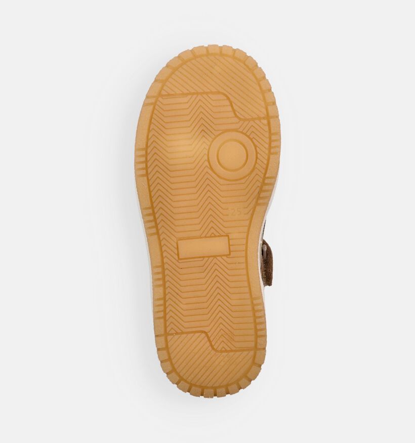 Little David Baskets basses en Beige pour gar&ccedil;ons (372303) - pour semelles orthop&eacute;diques