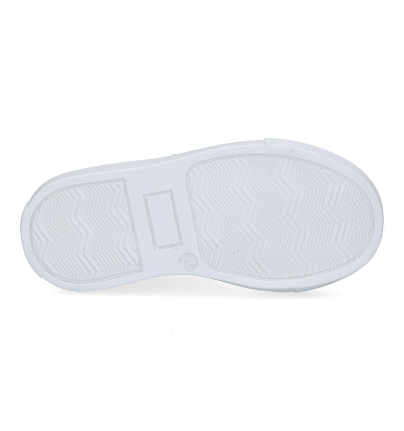 Little David Nouk 2 Chaussures à velcro en Blanc pour filles (308146) - pour semelles orthopédiques