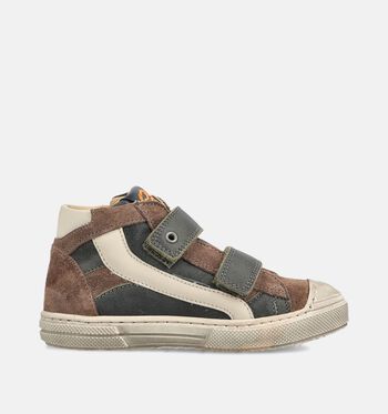 STONES and BONES Mid Baskets Cognac/Marron/Bleu