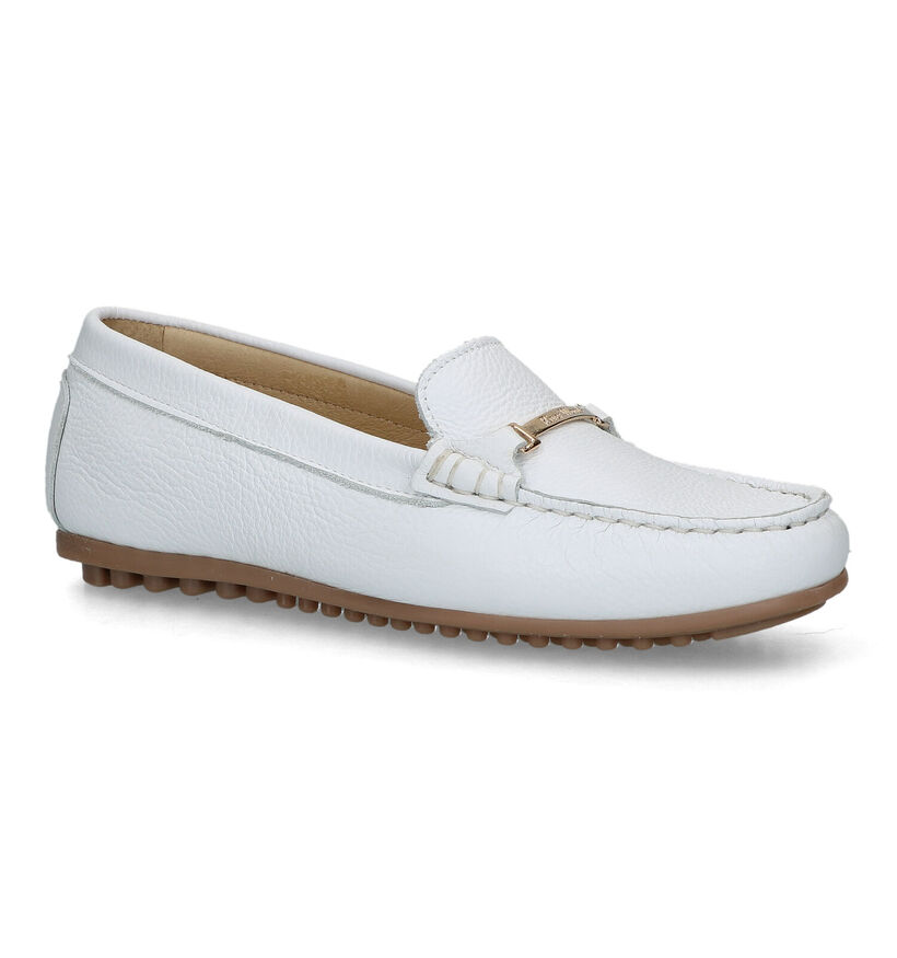 River Woods Lucette Mocassins en Blanc en cuir (325836)