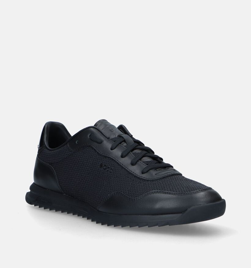 Boss Zayn Lowp Baskets en Noir pour hommes (336276) - pour semelles orthopédiques