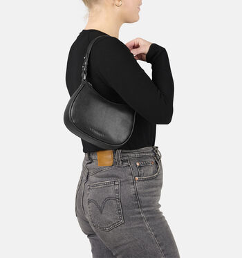 Burkely Schoudertassen Zwart/Bruin