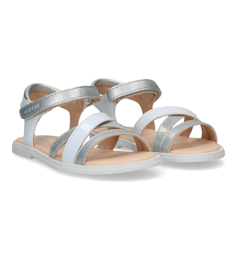 Geox Karly Witte Sandalen voor meisjes (352939)