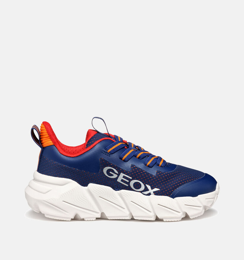 Geox Flexyper Fast Blauwe Sneakers voor jongens (356385) - geschikt voor steunzolen