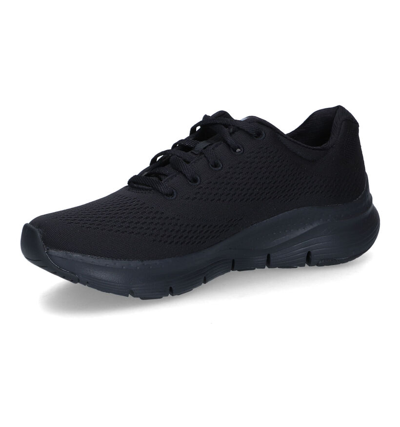 Skechers Arch Fit Baskets en Noir pour femmes (318169)