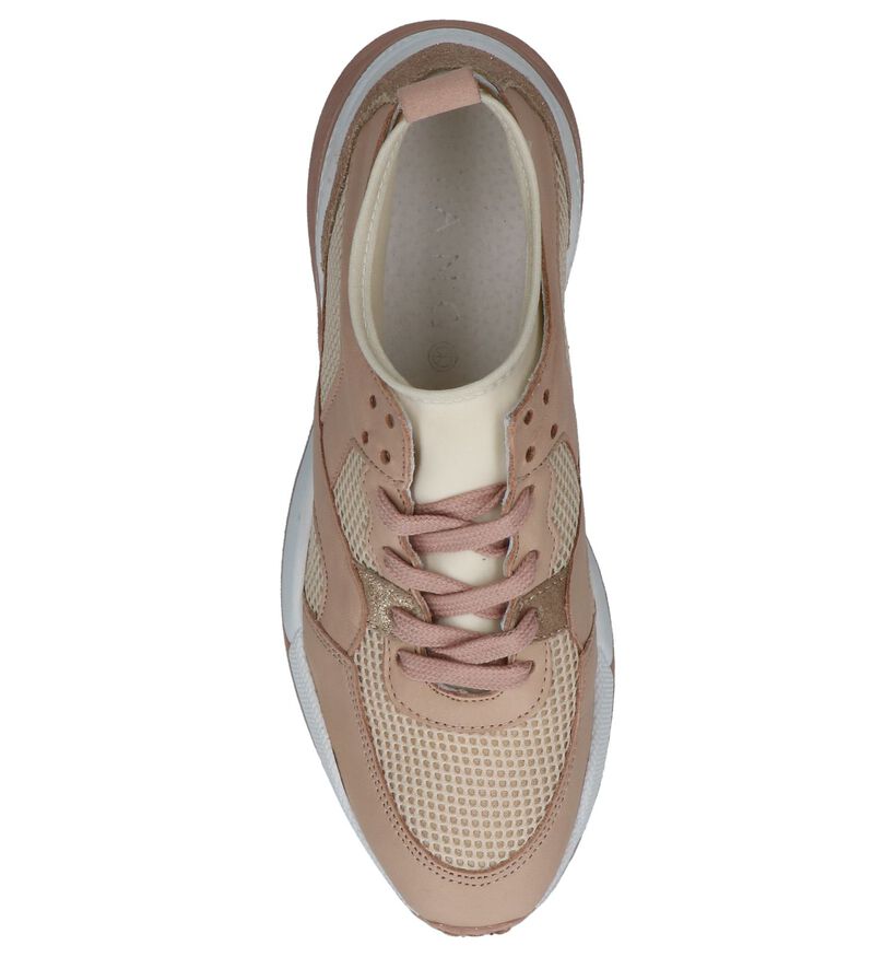 Tango Isabel Roze Sneakers in leer (233583)