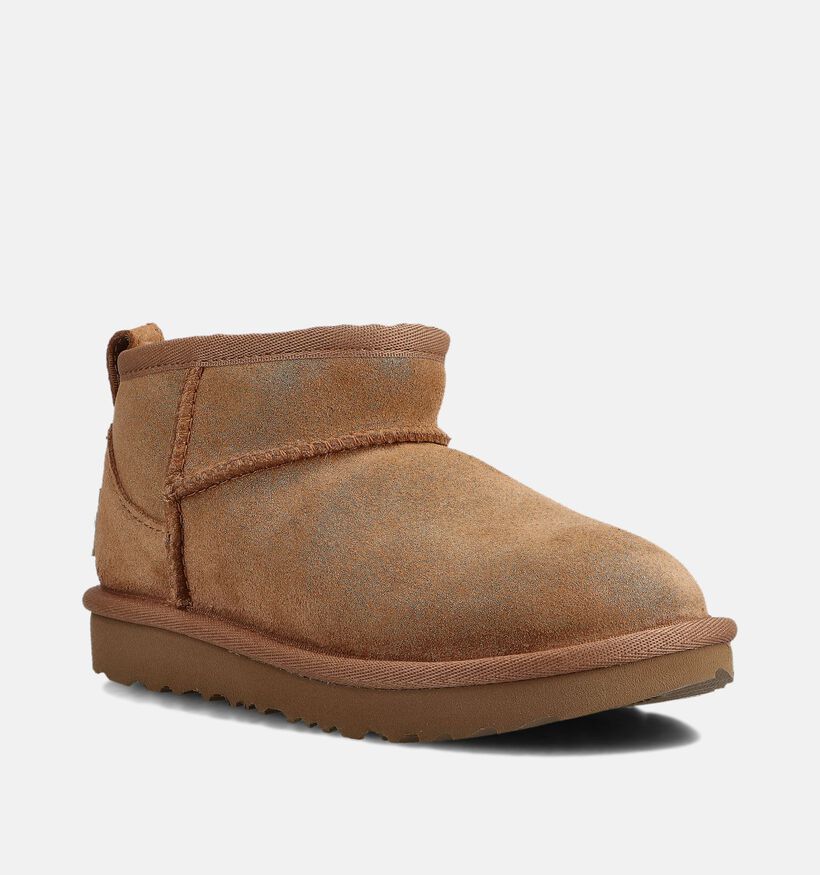 UGG Classic Ultra Mini Dazzle Bottes courtes en Marron pour filles (372325)