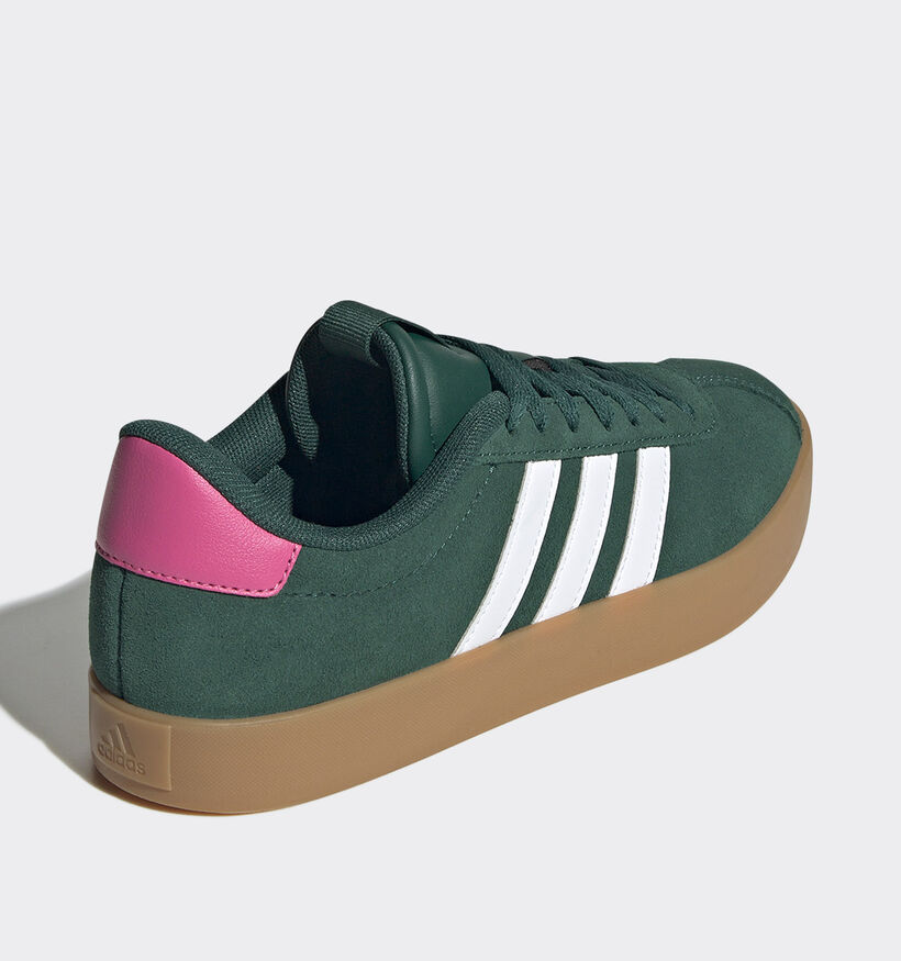 adidas VL Court Baskets sportives en Vert pour femmes (357161) - pour semelles orthopédiques