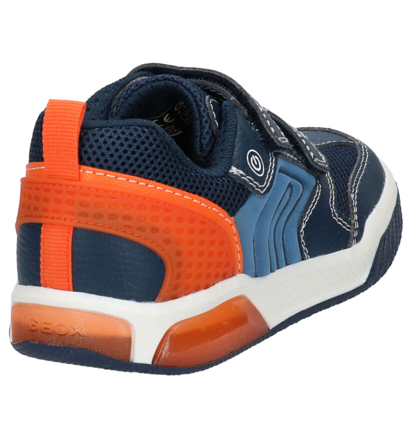 Geox Blauwe Velcroschoenen in kunstleer (265801)