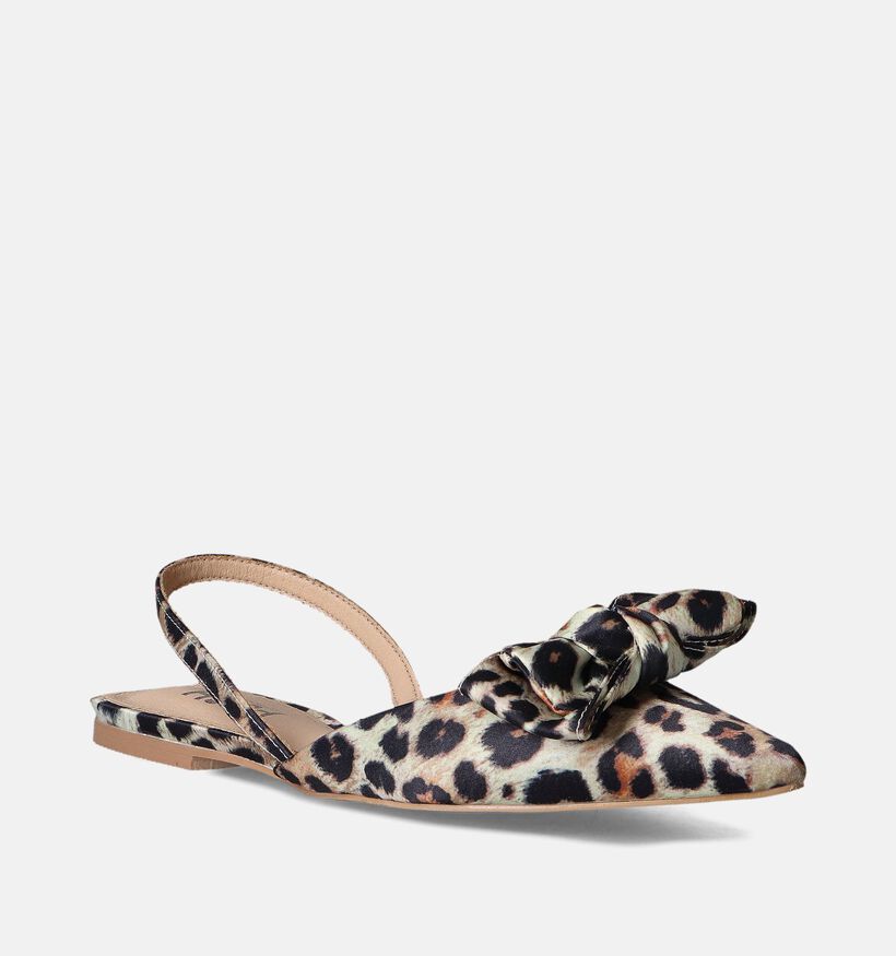 Posh by Poelman Bruine Slingback ballerina's voor dames (355798)