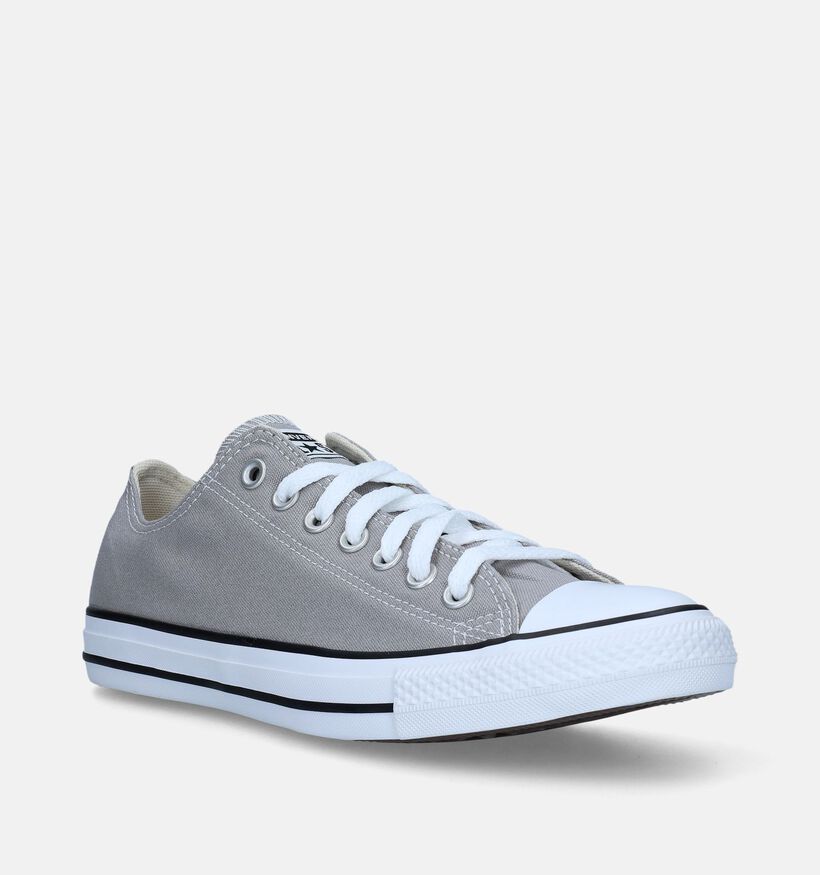 Converse Chuck Taylor All Star Baskets en Gris pour hommes (335593)