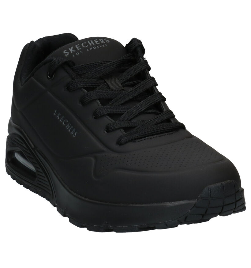 Skechers Uno Stand On Air Zwarte Sneakers voor heren (334160)