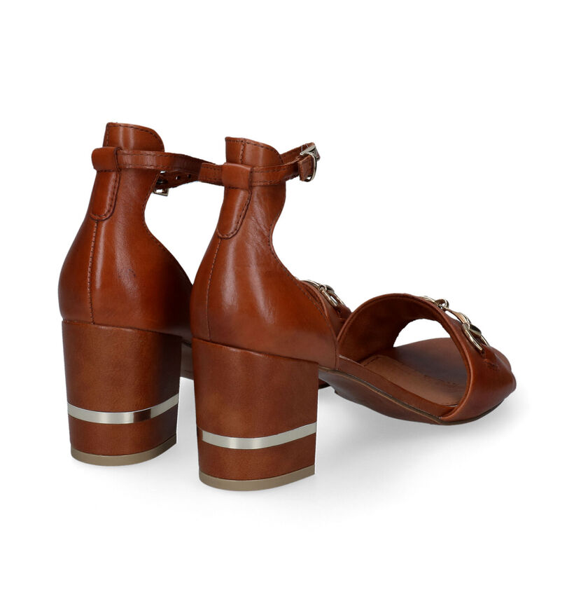 Marco Tozzi Sandales à talons en Beige clair pour femmes (305945)