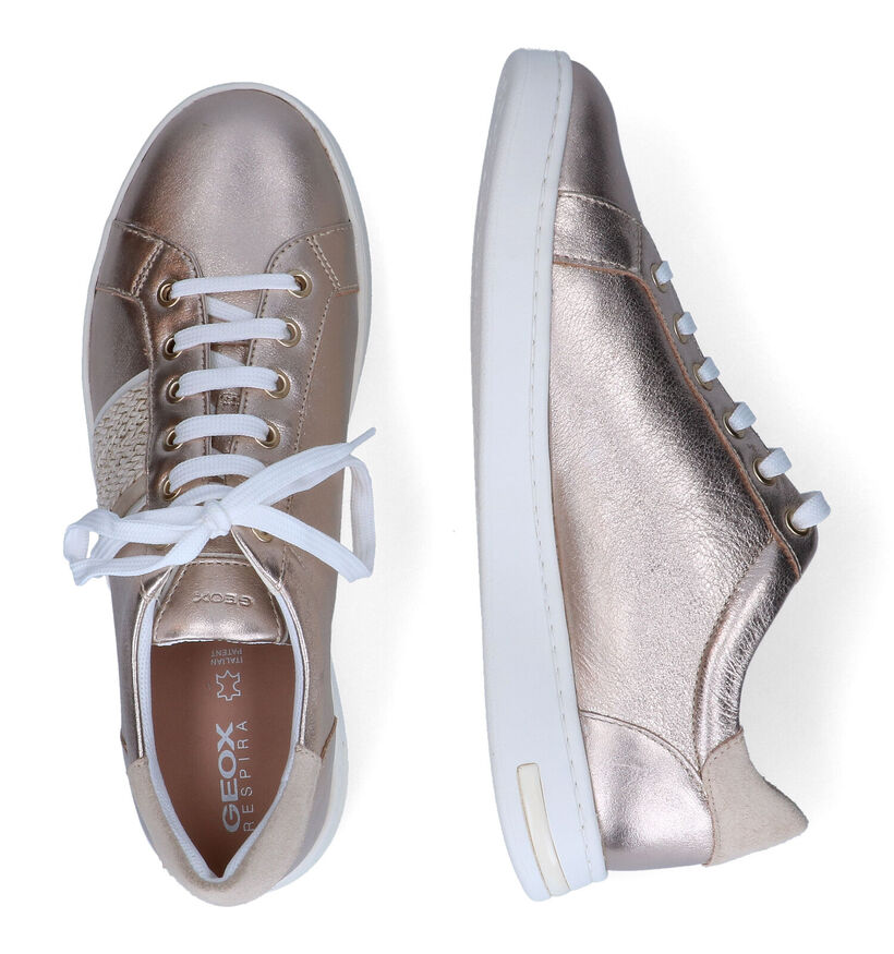 Geox Jaysen Gouden Sneakers in leer (303569)