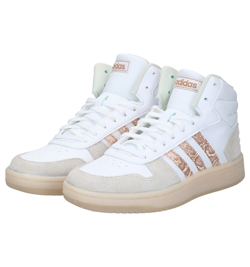 adidas Hoops Baskets en Blanc pour femmes (300158)