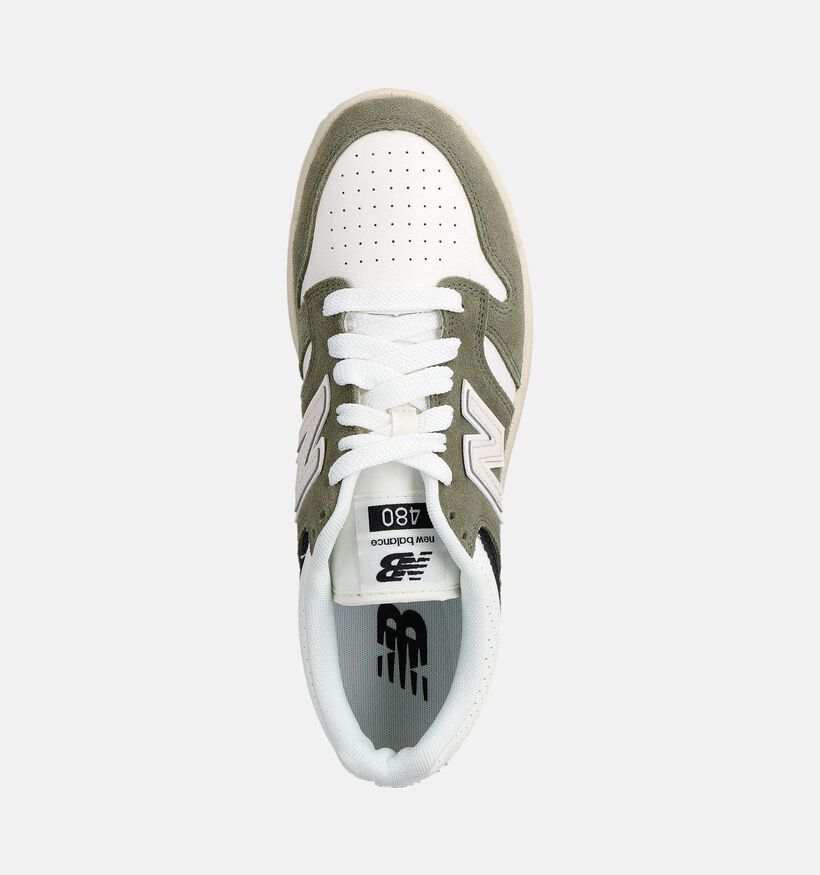 New Balance BB480 Kaki Groene Sneakers voor heren (358306) - geschikt voor steunzolen