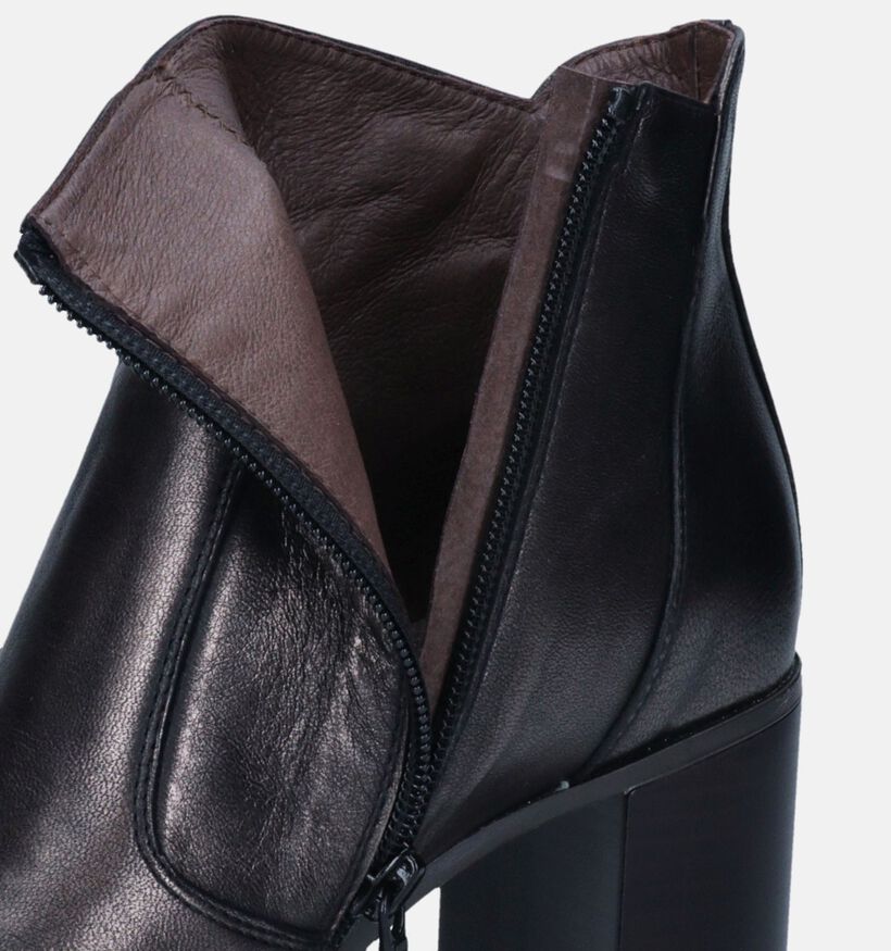 NeroGiardini Bronze Enkellaarzen met blokhak voor dames (345623)