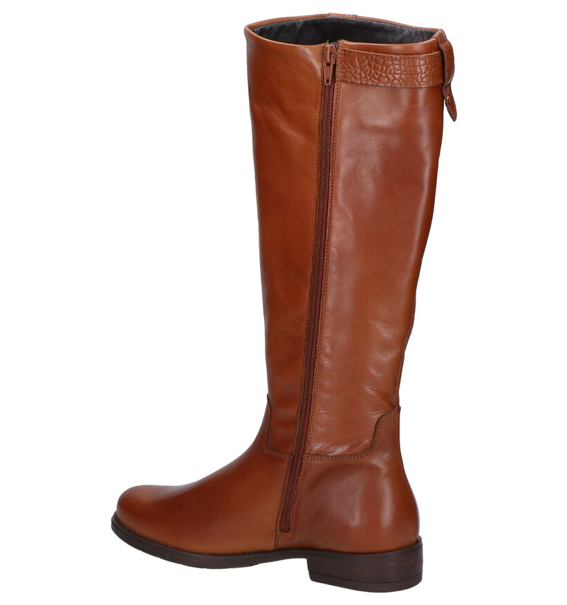 River Woods Allison Cognac Laarzen in leer (298435)