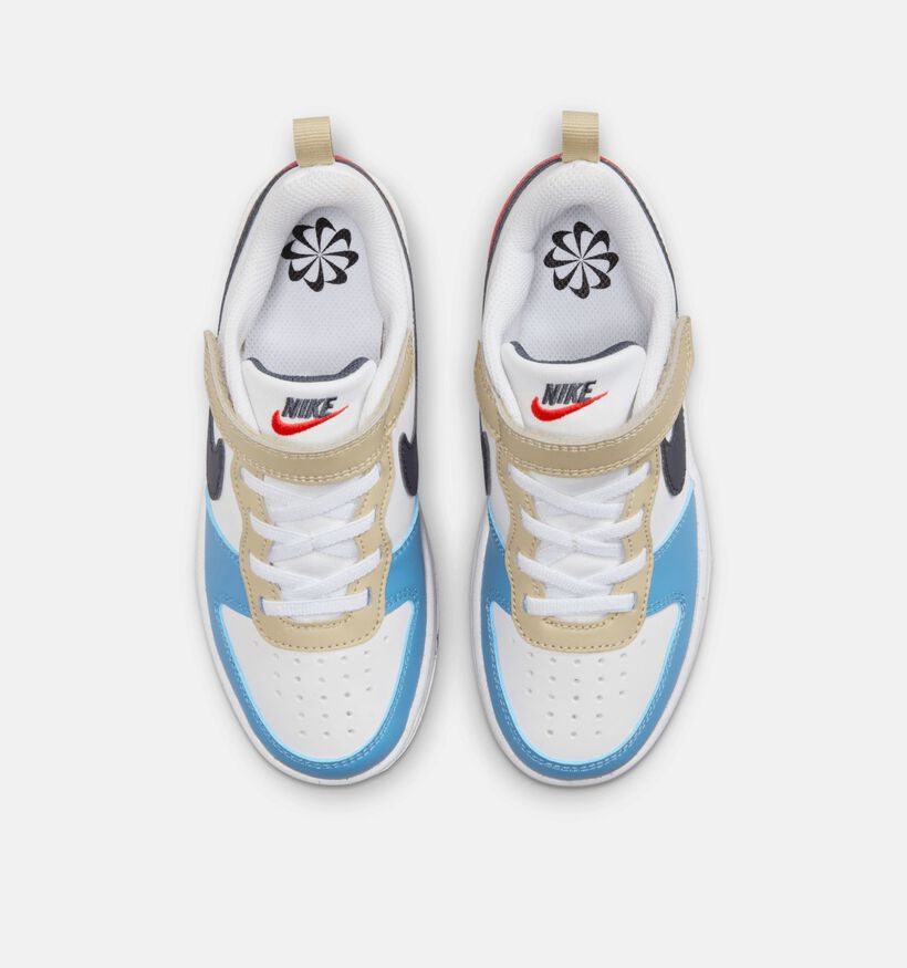 Nike Court Borough Witte Schoenen voor jongens, meisjes (367263) - geschikt voor steunzolen
