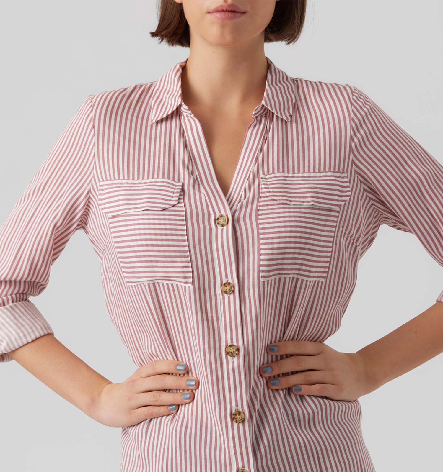 Gestreept hemd dames best sale