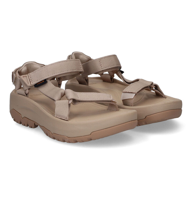 Teva Hurricane Sandales en Beige en textile (305554)