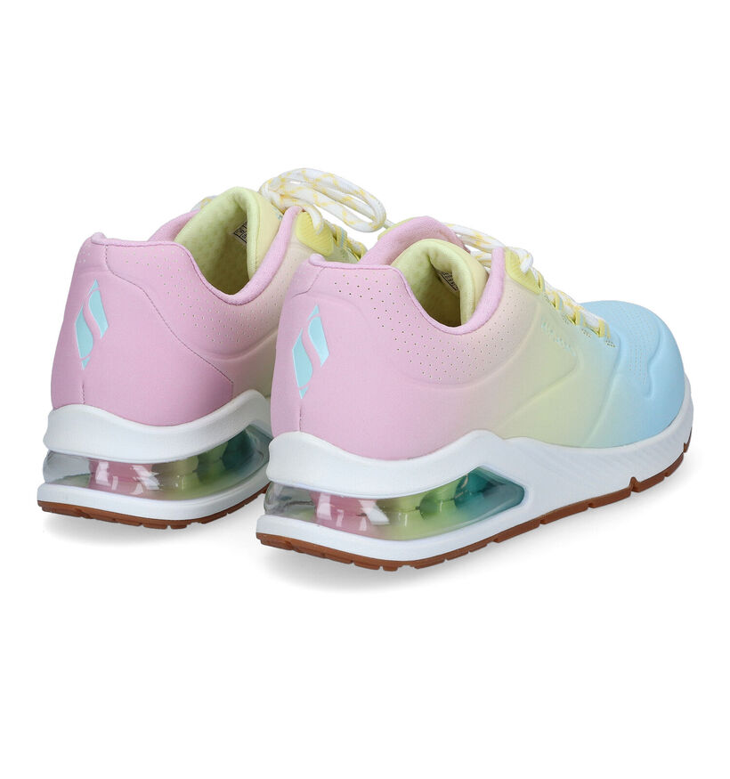 Skechers Uno 2 Ombre Away Baskets en Rosé en simili cuir (310700)