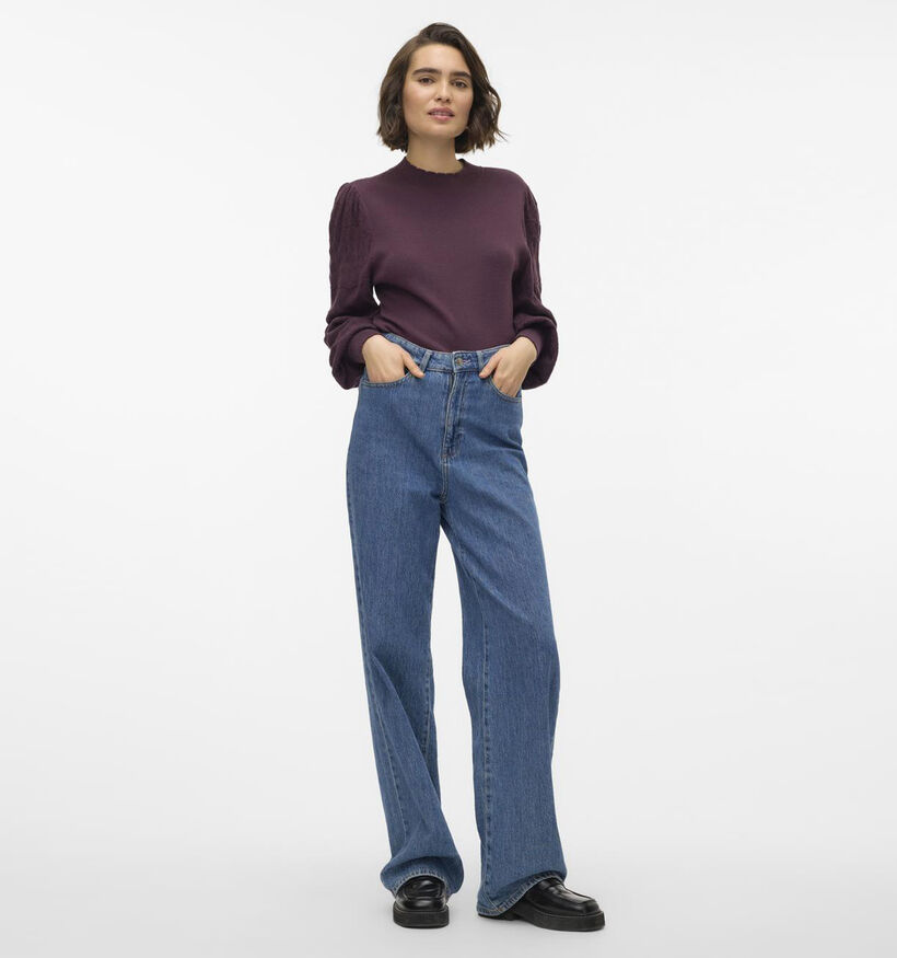 Vero Moda Limone Groene Trui met pofmouwen voor dames (344102)