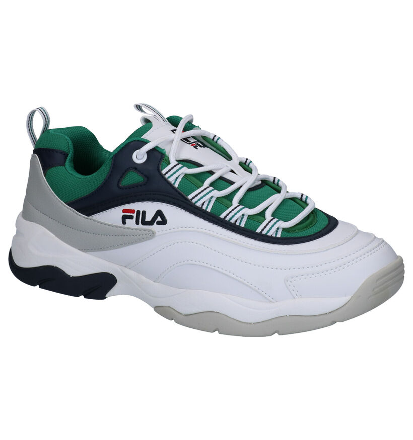 Fila Ray Witte Sneakers in kunstleer (253536)