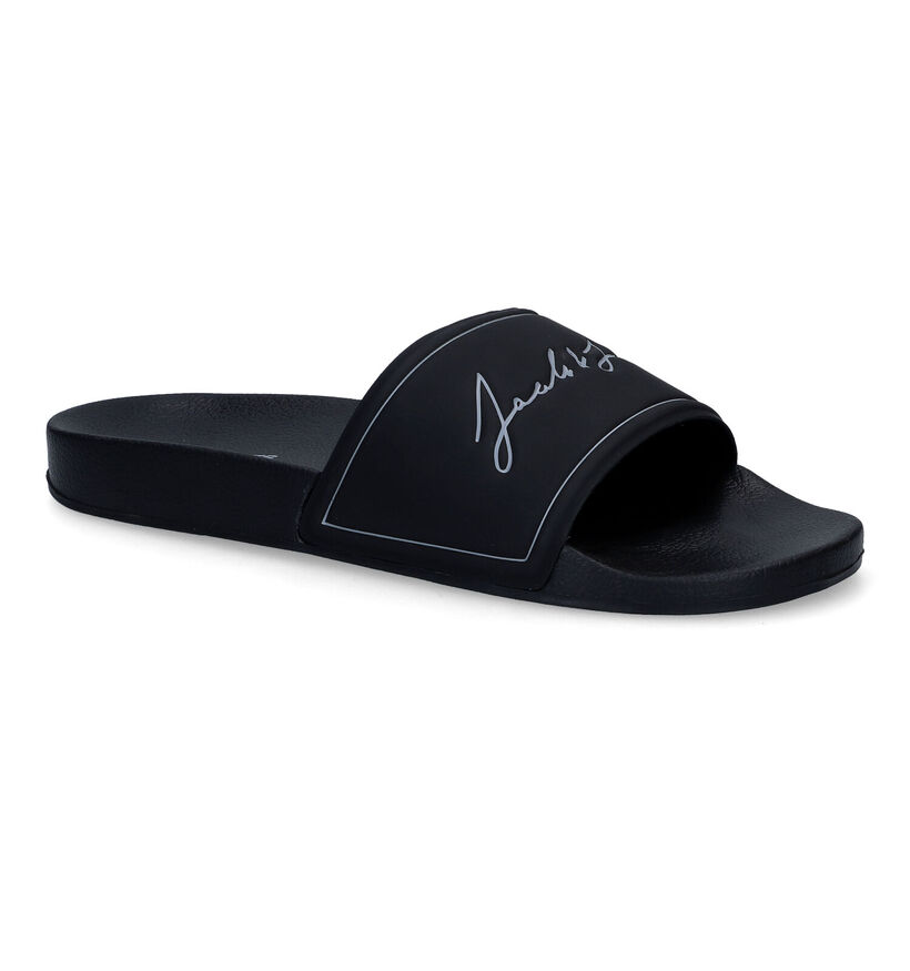 Jack & Jones Gary Pool Zwarte Badslippers voor heren (318910)