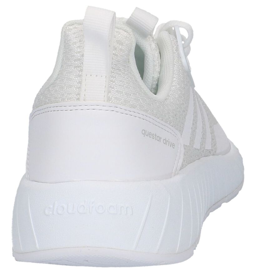 adidas Questar Drive W Baskets en Blanc en textile (208788)