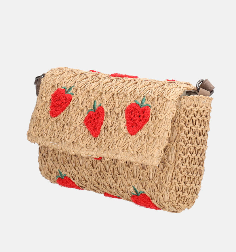 ZEBRA Trends Sola Strawberry Beige Crossbodytas voor dames (374370)