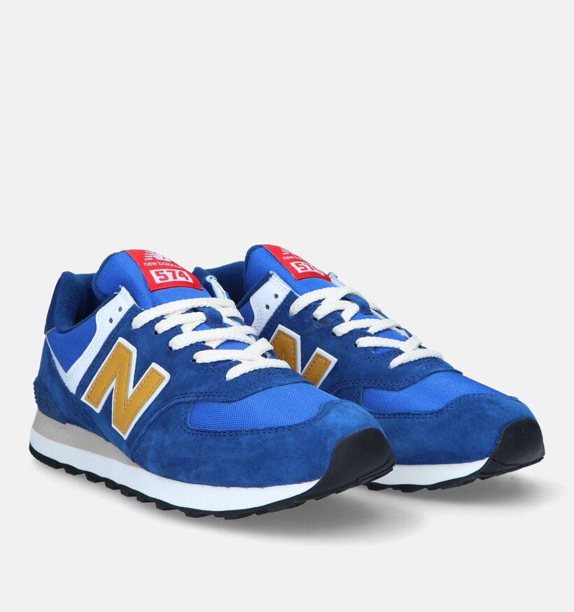 New Balance U 574 Blauwe Sneakers voor heren (327267) - geschikt voor steunzolen