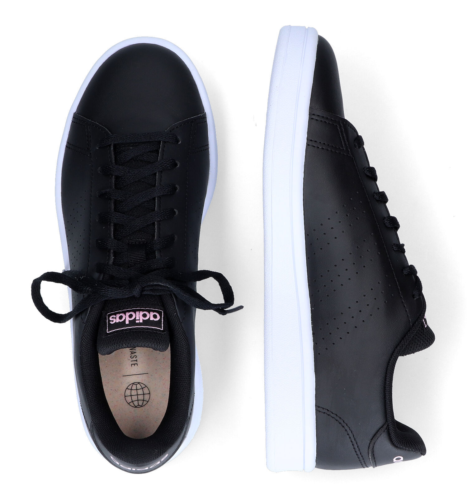 Adidas sale advantage zwart