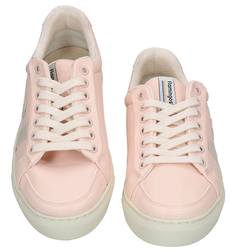 Flamingos' Life Classic 70 Ecru Sneakers in kunstleer (289037)