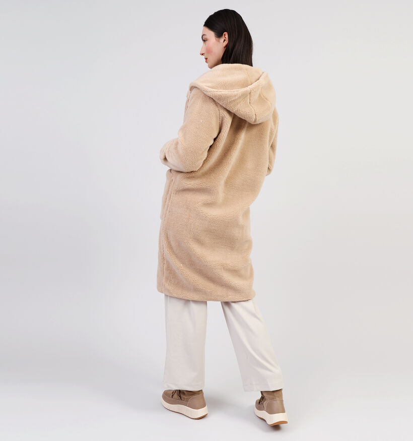Dolce C. Manteau duveteux en Taupe pour femmes (358482)