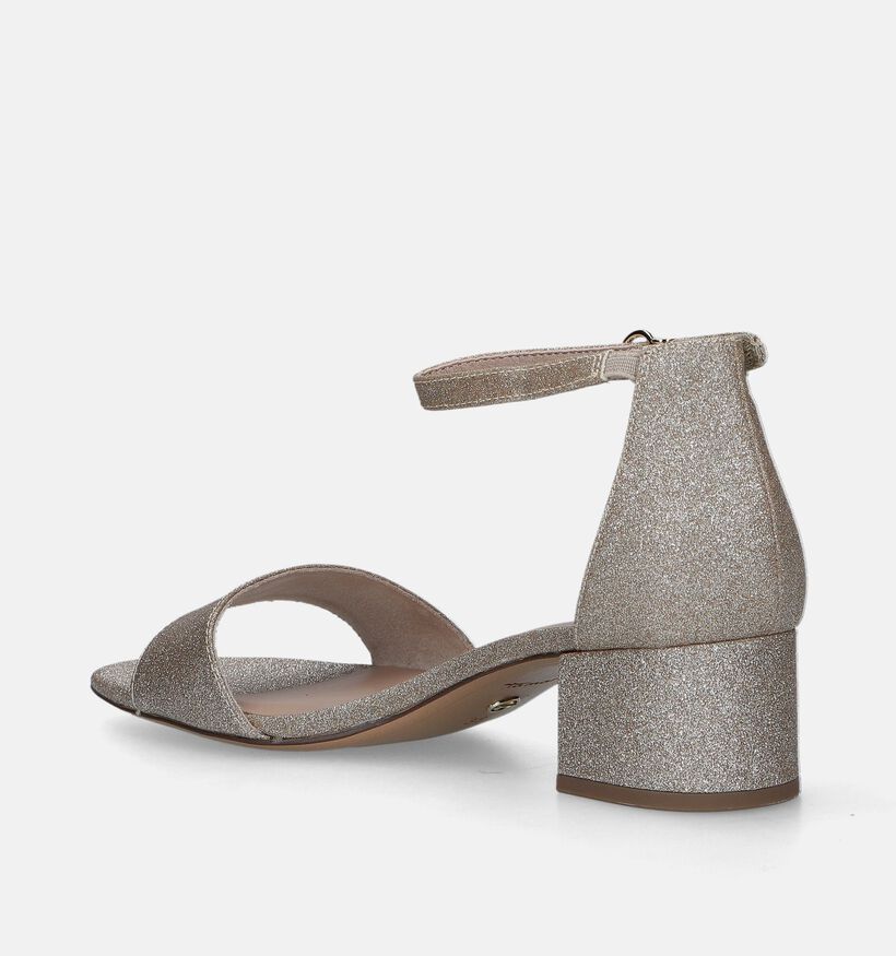 Tamaris Sandales avec talon carré en Noir pour femmes (355410)
