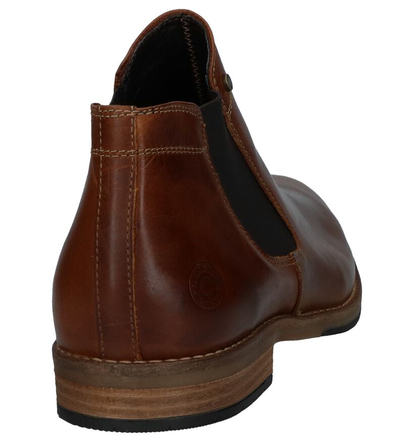 Cognac Bullboxer Chelsea Boots in leer (239049)