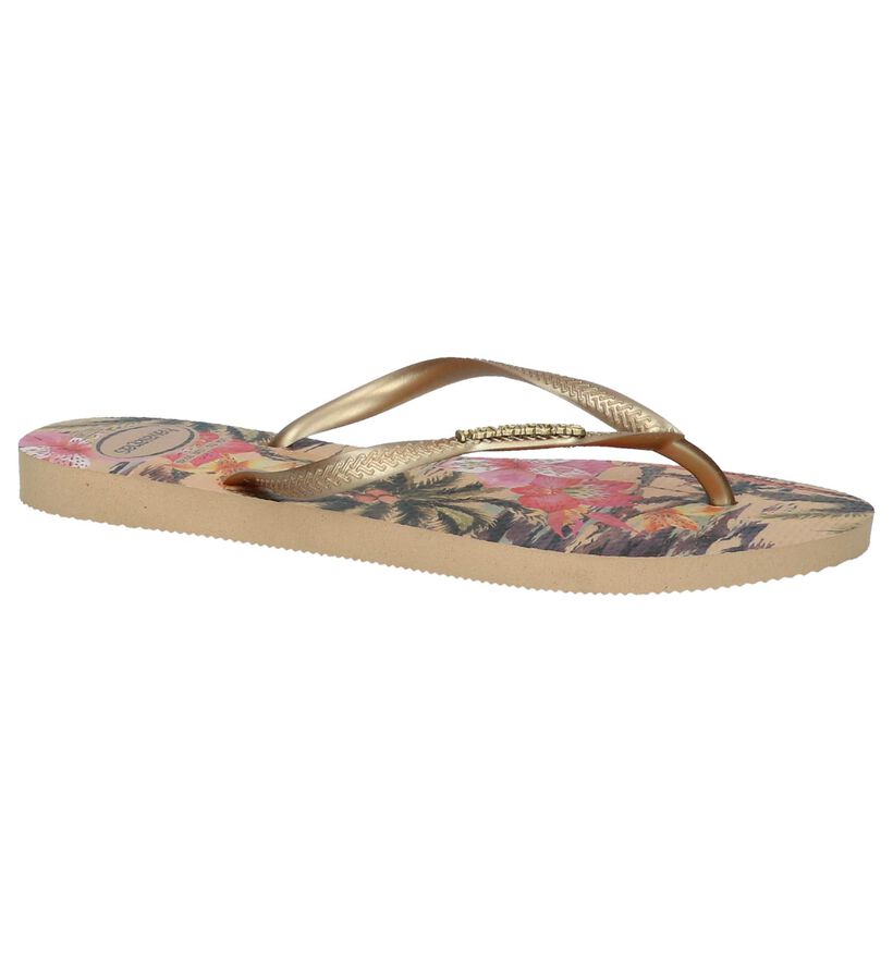 Havaianas Slim Tongs en Rose en synthétique (289782)