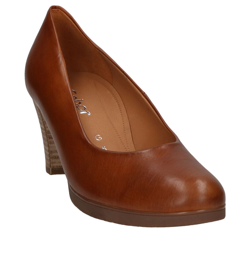 Gabor Escarpins en Marron en cuir (260197)