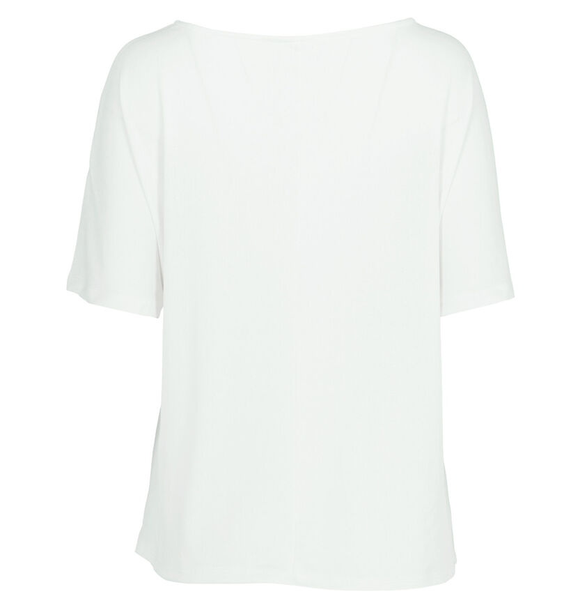 Vila T-shirt manches courtes en Blanc (278016)