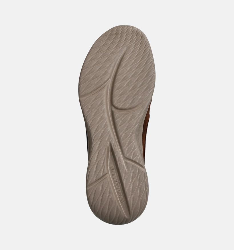 Skechers Slip-ins Slade Chaussures à enfiler en Marron pour hommes (359767) - pour semelles orthopédiques