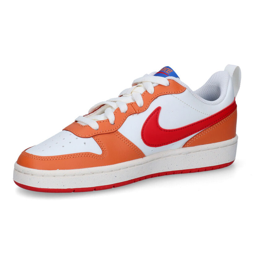 Nike Court Borough LOW 2 GS Baskets en Blanc pour filles, garçons (350497)