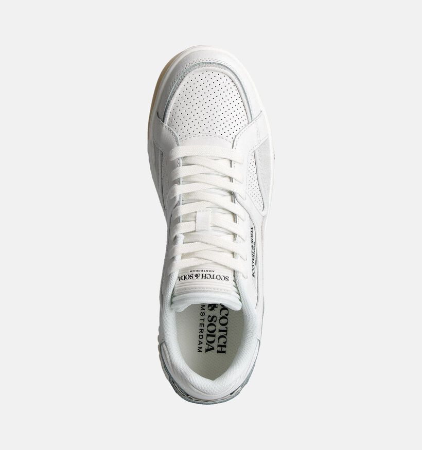 Scotch & Soda New Cup Witte Sneakers voor heren (359416) - geschikt voor steunzolen
