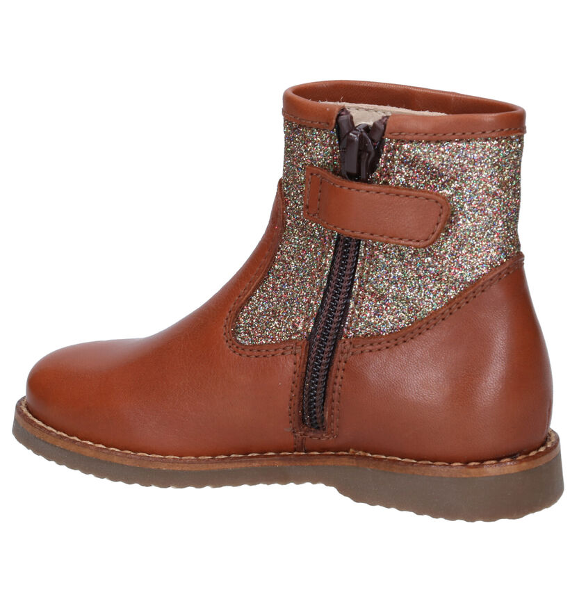 Beberlis Bottes courtes en Cognac pour filles (315678)