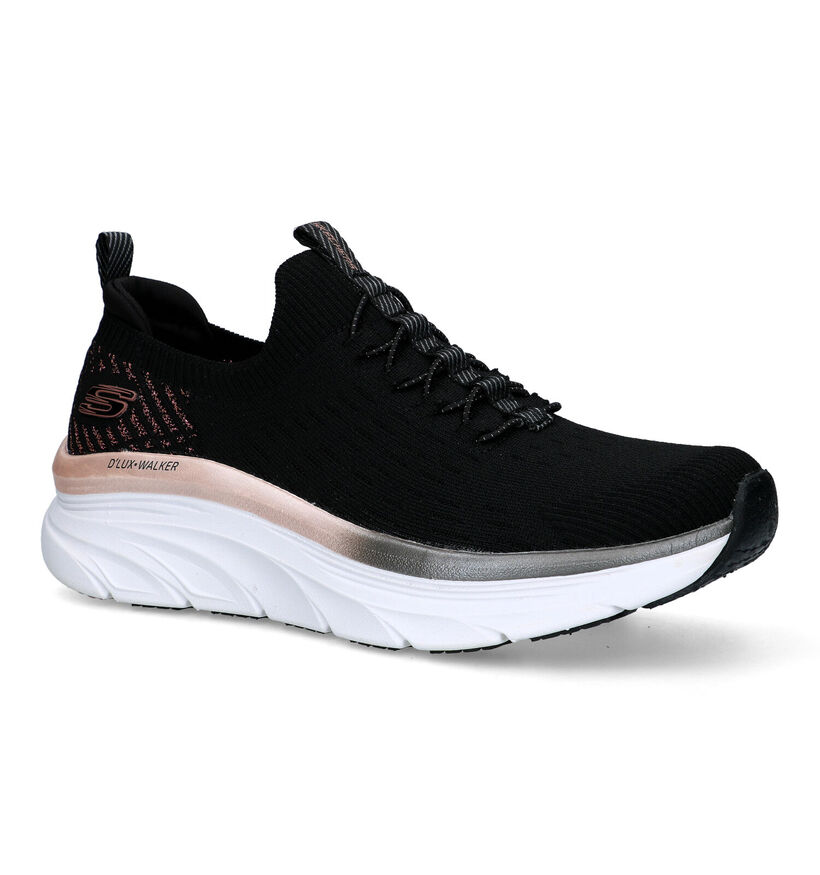 Skechers D'Lux Walker Baskets en Noir pour femmes (319361)