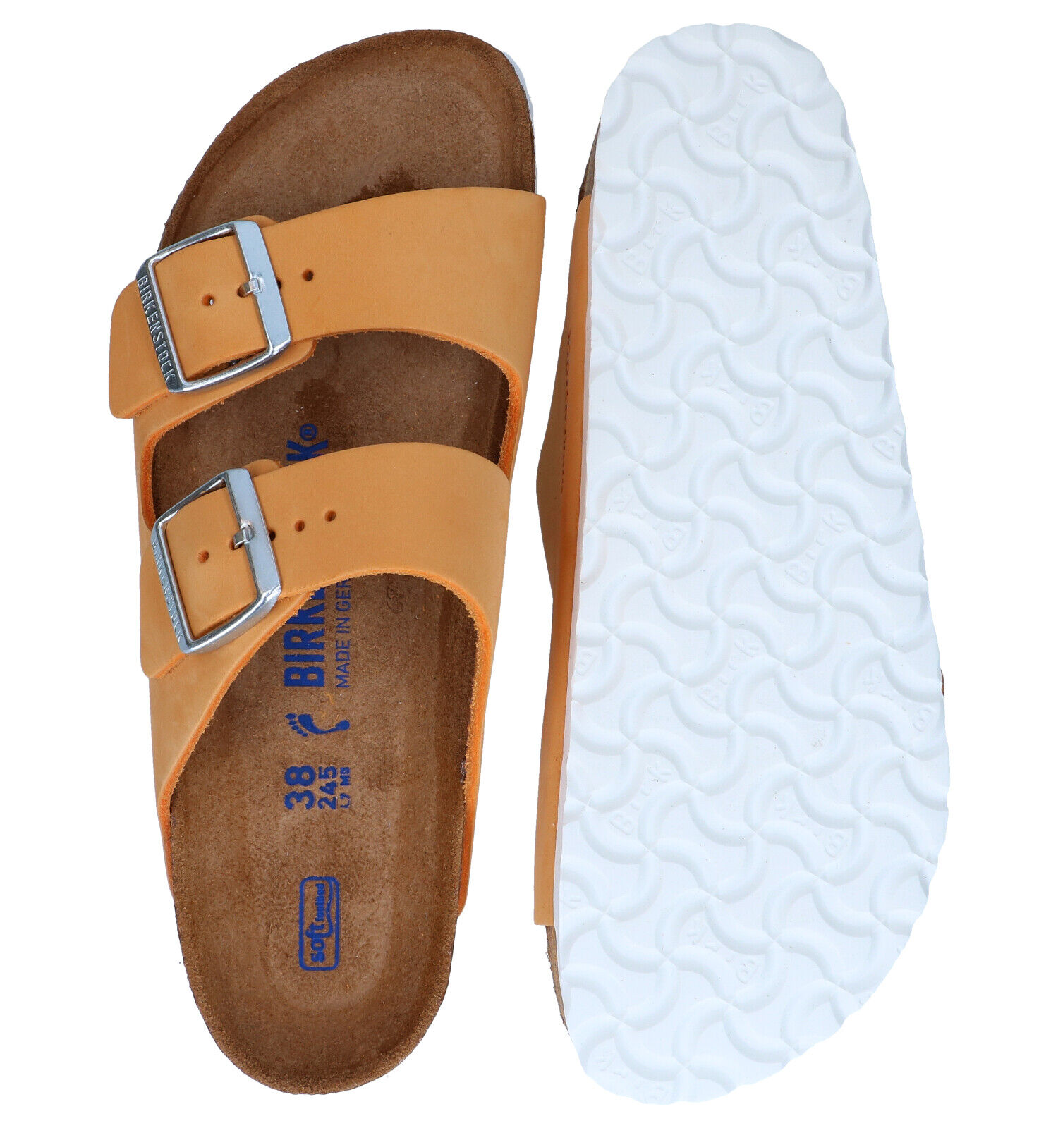 Birkenstock Arizona Gele Slippers Dames Slippers Online op TORFS.BE