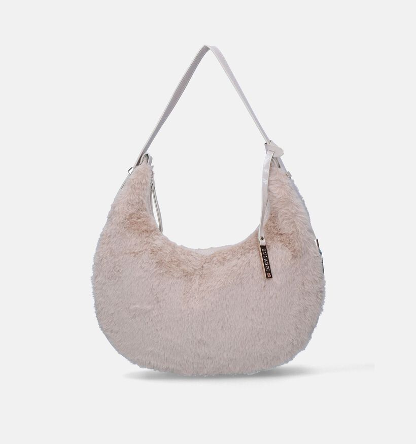 Bulaggi Fun Fur Hobo Sac à bandoulière en Beige pour femmes (341350)