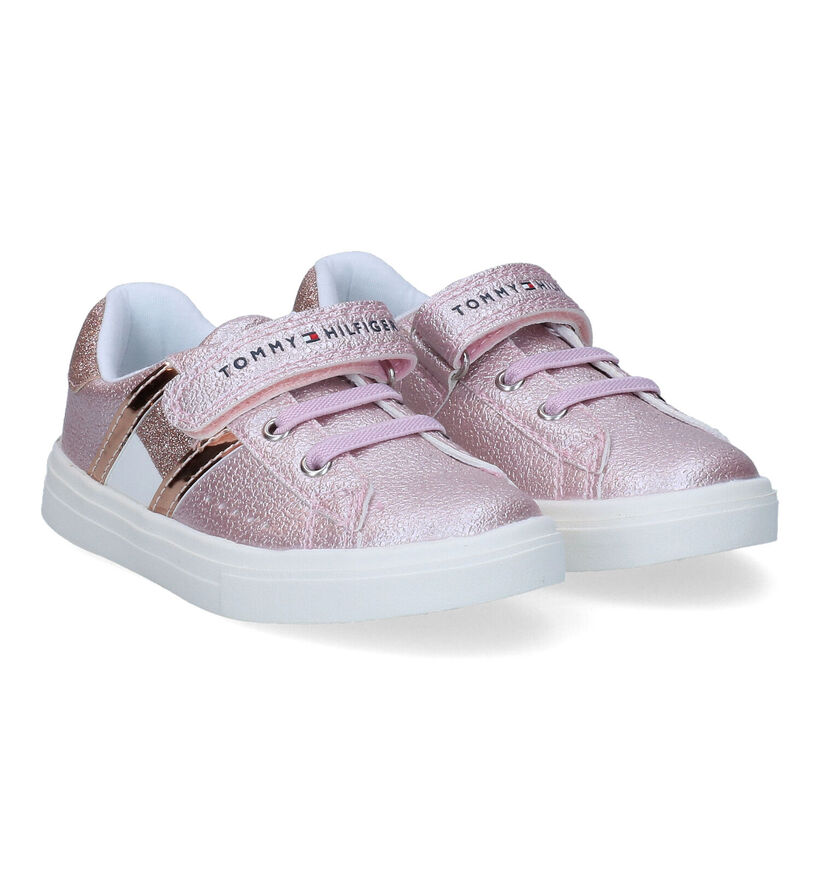 Tommy Hilfiger Roze Sneakers voor meisjes (303899)