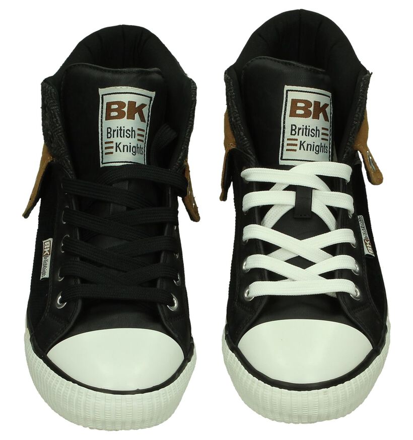 Hoge Sneaker BK Roco Zwart, , pdp